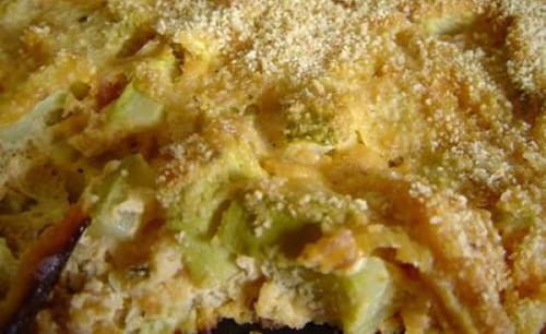 Gratin de courgettes au Boursin