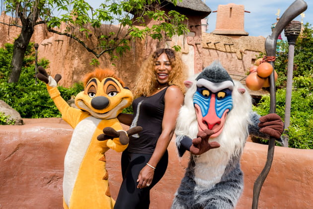 Serena Williams d&eacute;barque &agrave; Disneyland Paris