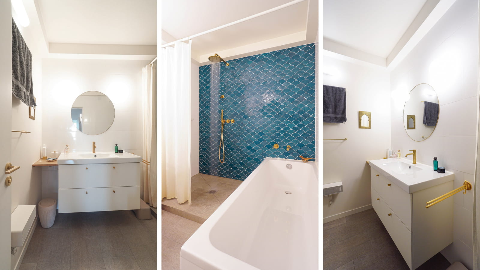 Salle de bains après 