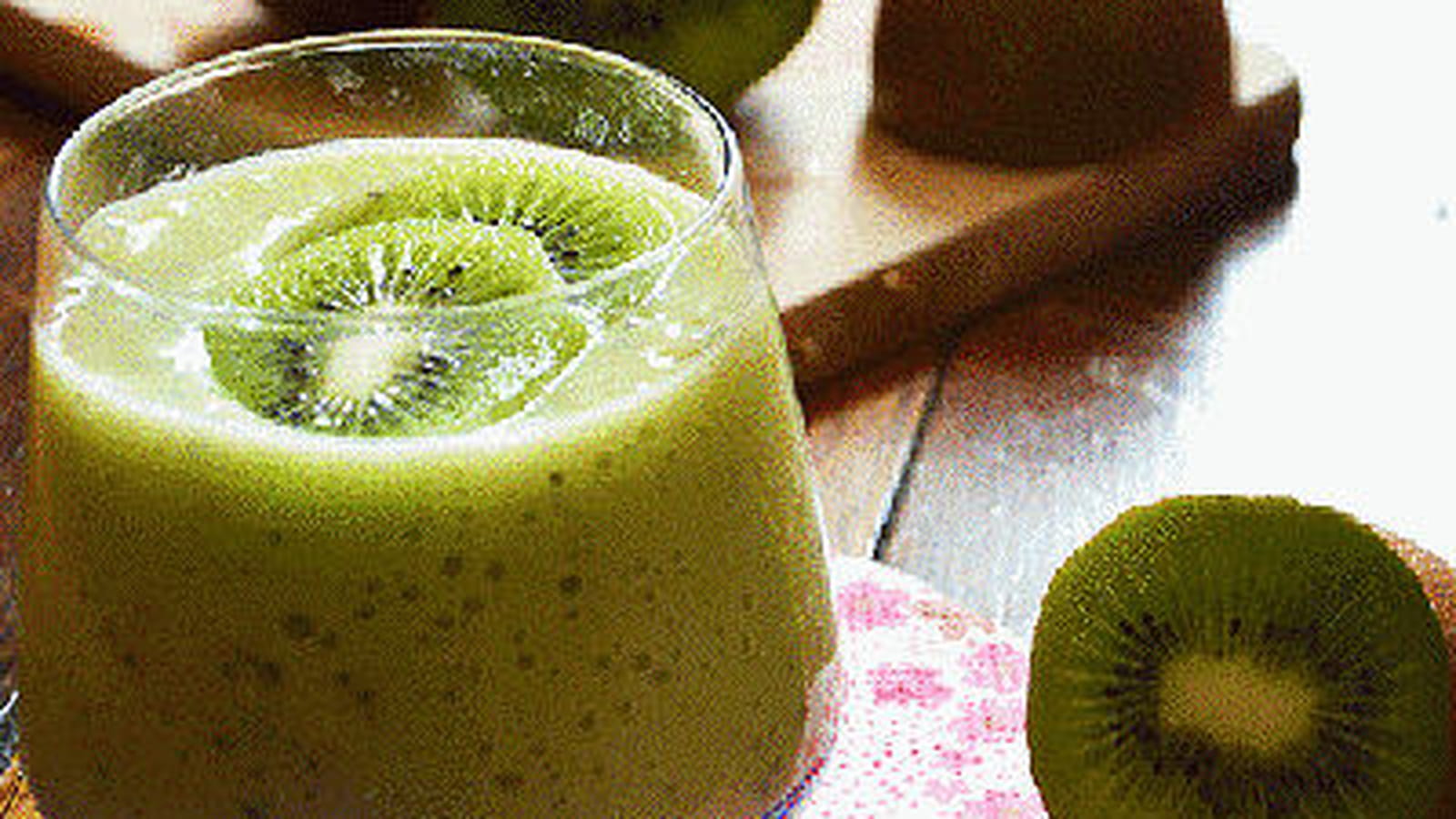 Smoothie kiwi-bananes