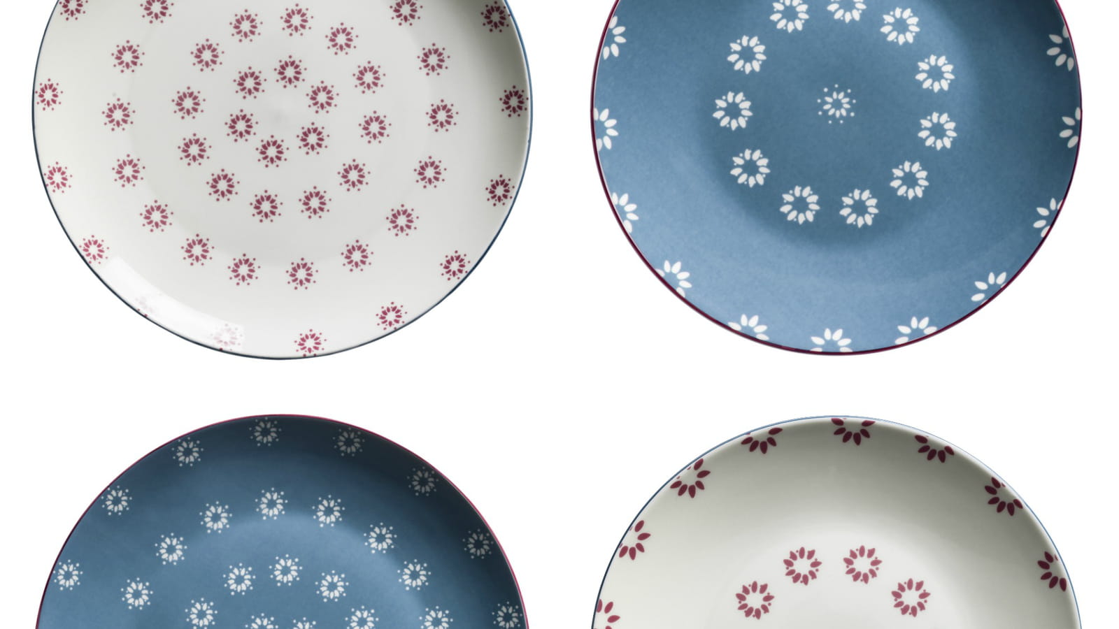 Assiettes Rosace Fly