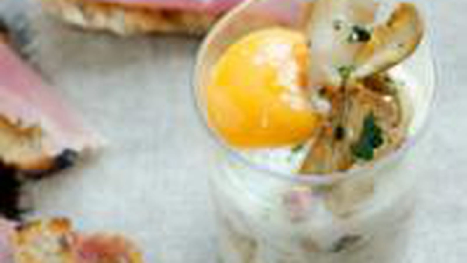 Oeuf cocotte aux pleurotes