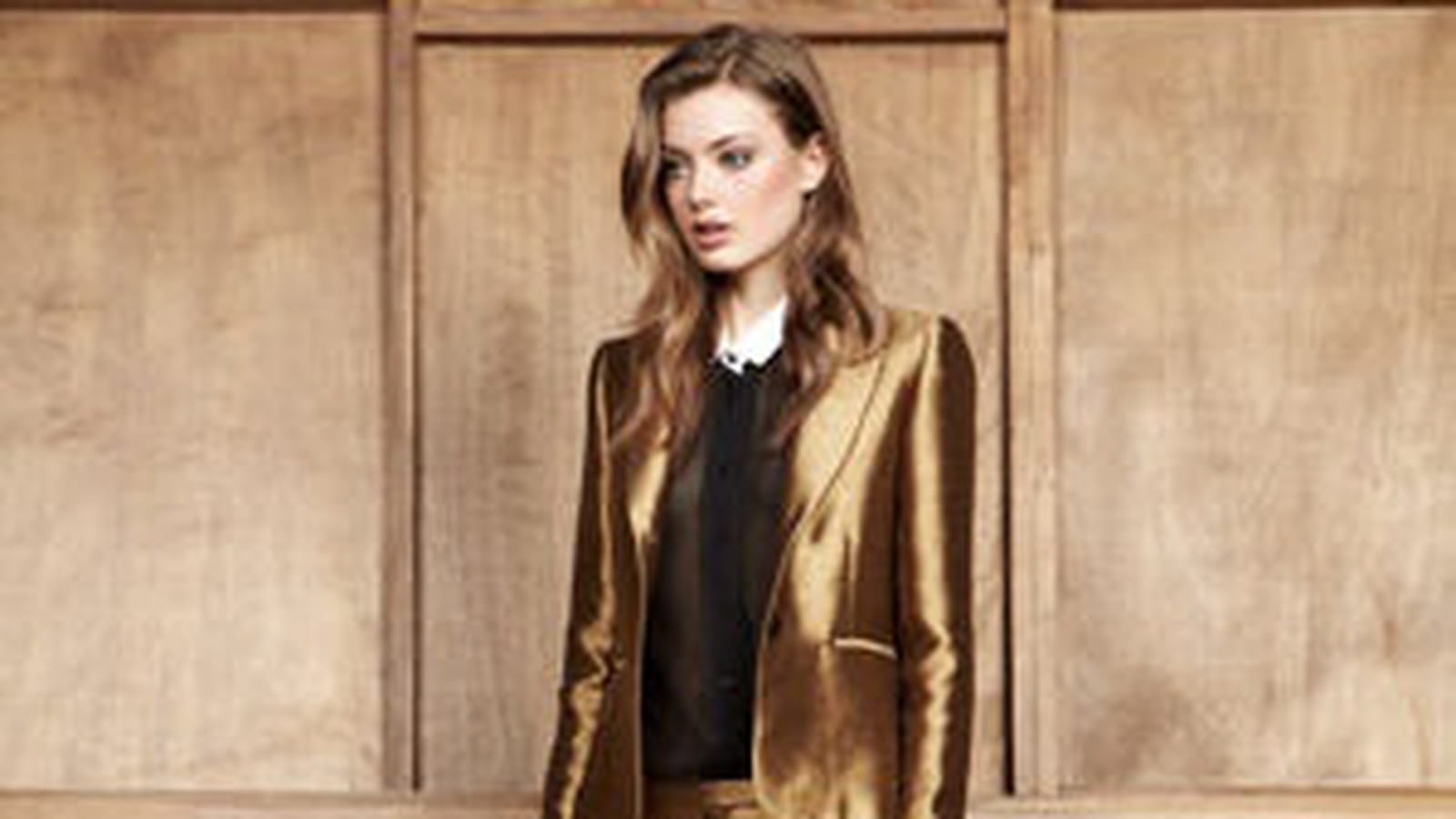 Tailleur pantalon or de Pablo