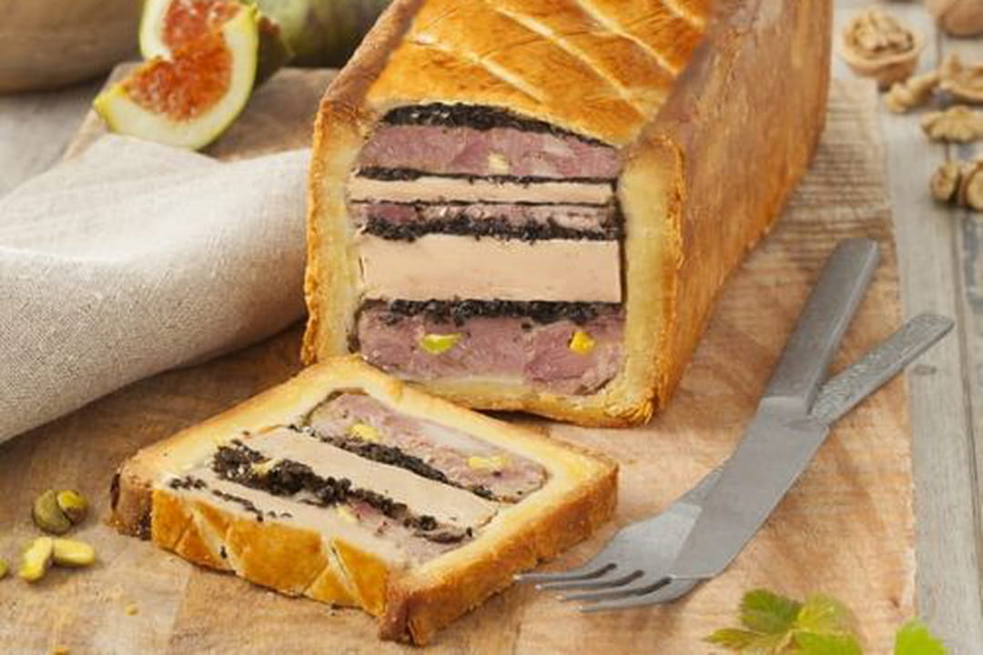 Pâté en croûte au foie gras