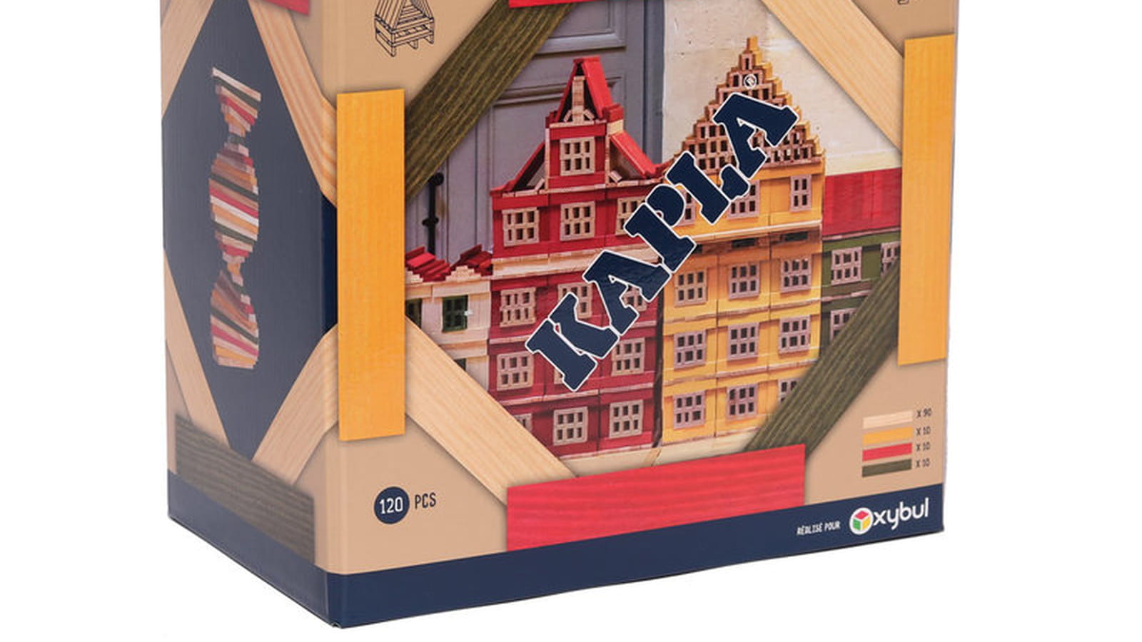 Coffret 120 Kapla de couleurs, Oxybul