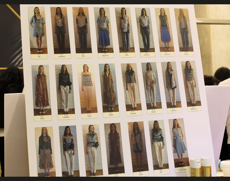 Les silhouettes du d&eacute;fil&eacute;