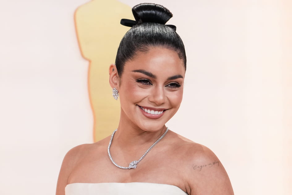 Vanessa Hudgens, pimpante avec son chignon de geisha
