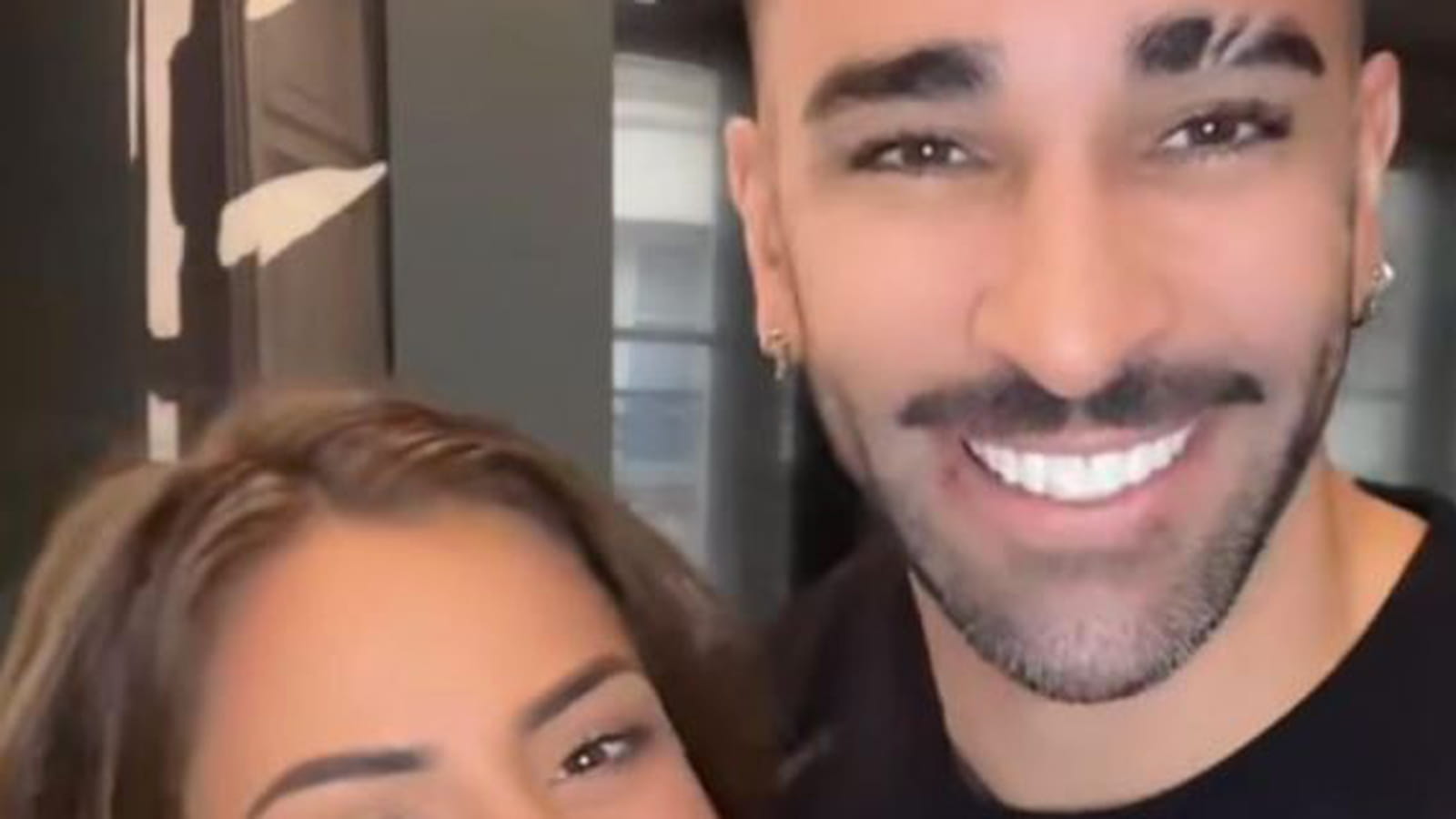 Léna et Adil Rami 