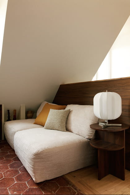 Apr&egrave;s&nbsp;: un salon &agrave; la place de la chambre d'origine