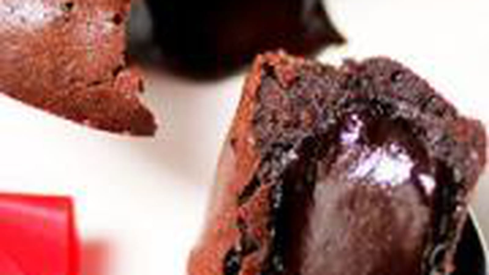 Coeur coulant au chocolat et Nutella® 
