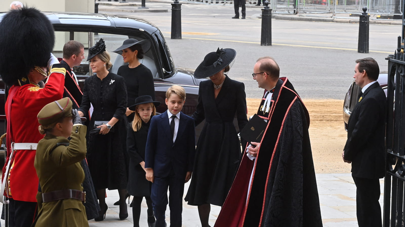 Princesse Charlotte, George et Kate Middleton