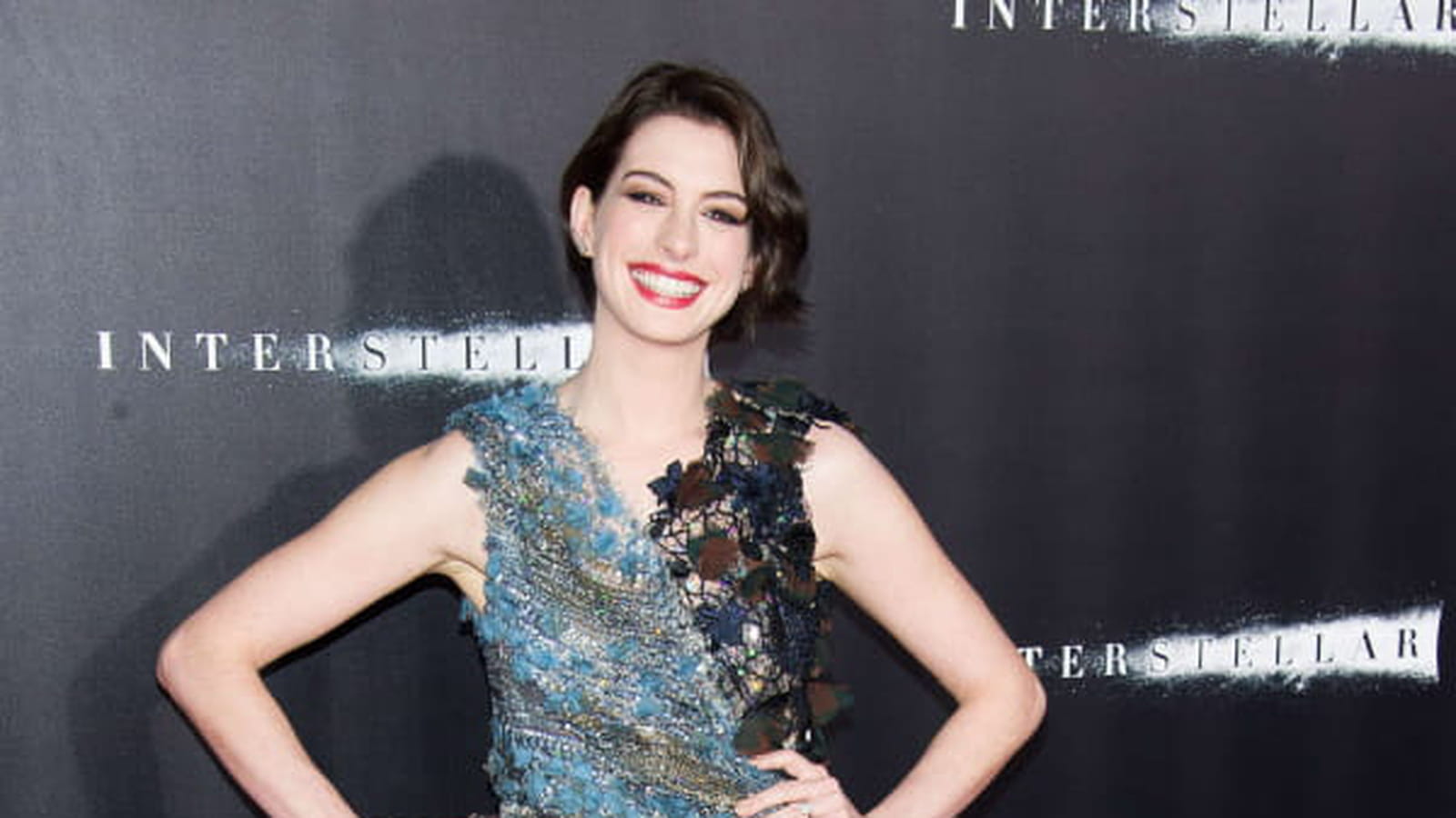 Anne Hathaway le 3 novembre 2014