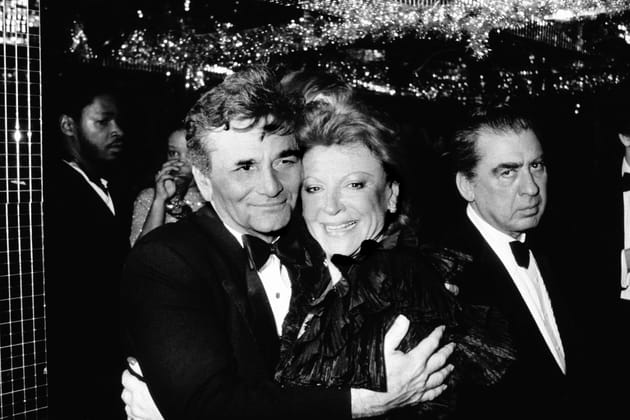 Avec Peter Falk &agrave; New York, en 1981