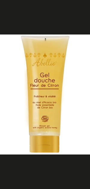 Le gel douche au miel bio d'Abellie