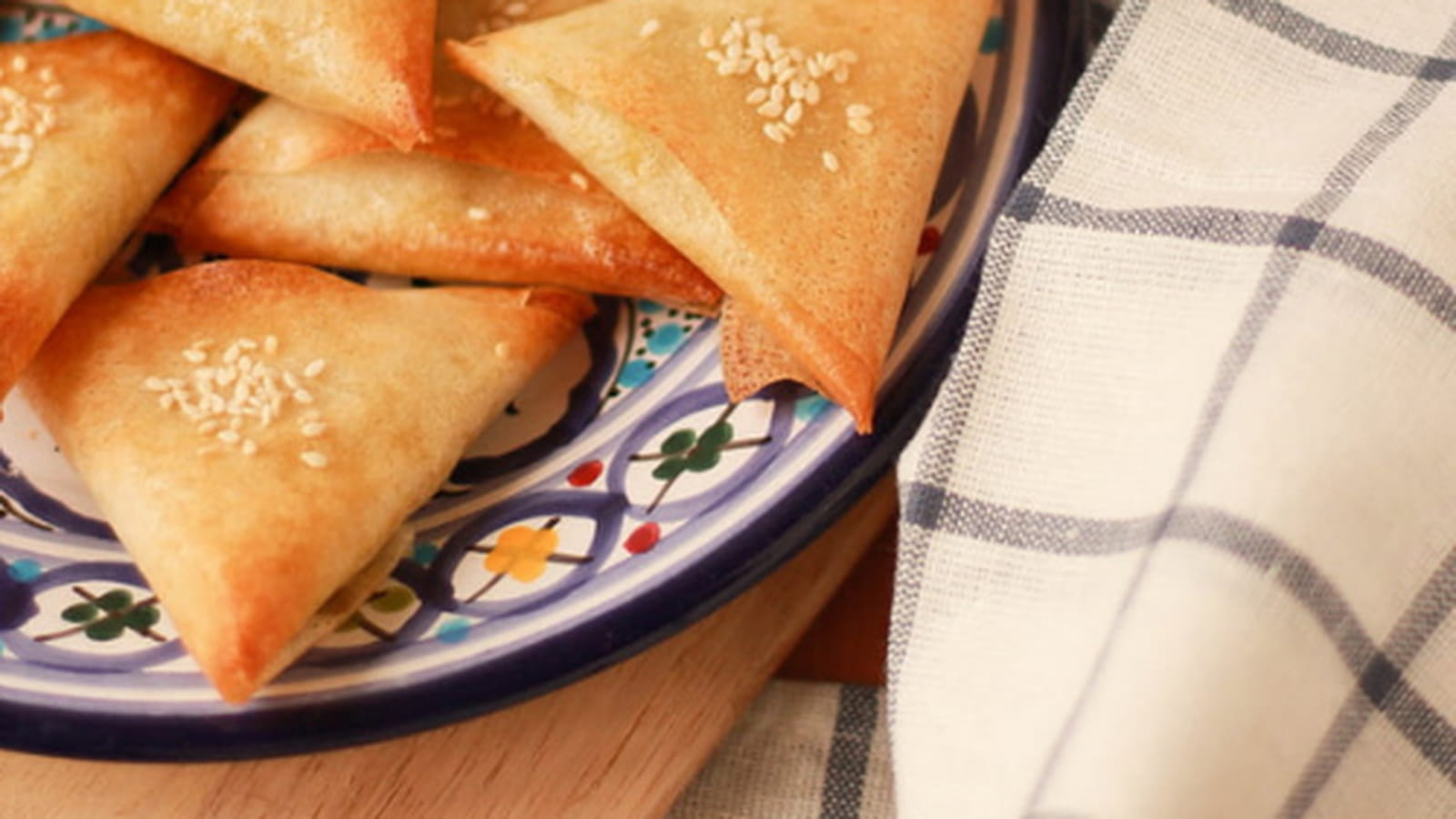 Briouates à la feta et au zaatar