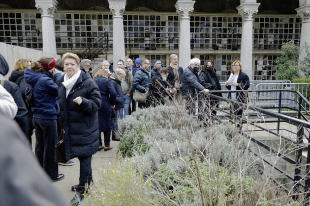 Famille, VIP et amis, obsèques de Mylène Demongeot à Paris