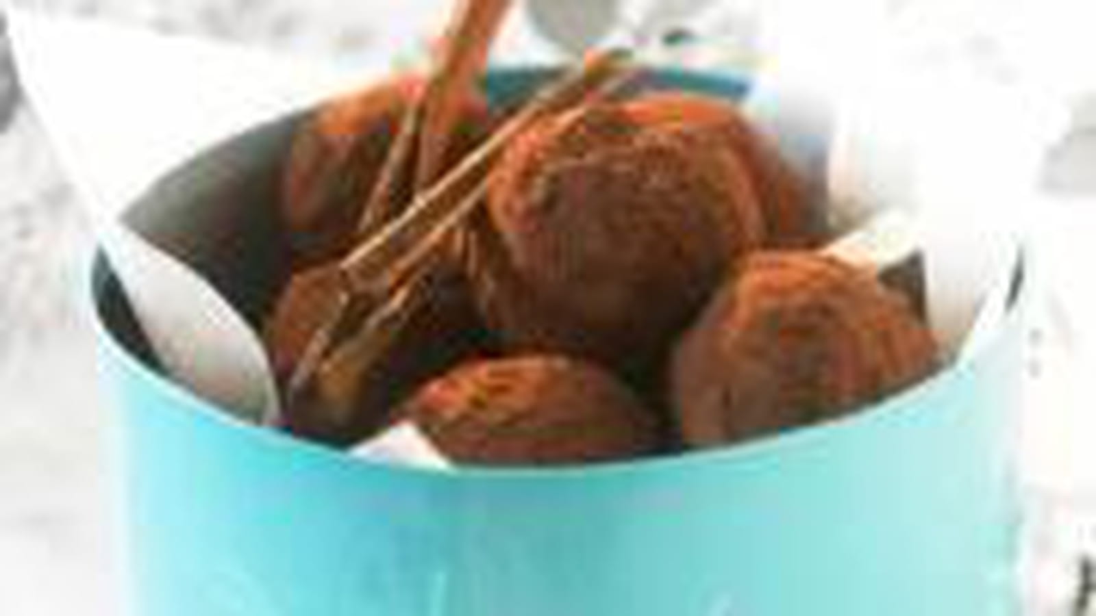 Truffes aux épices de Noël