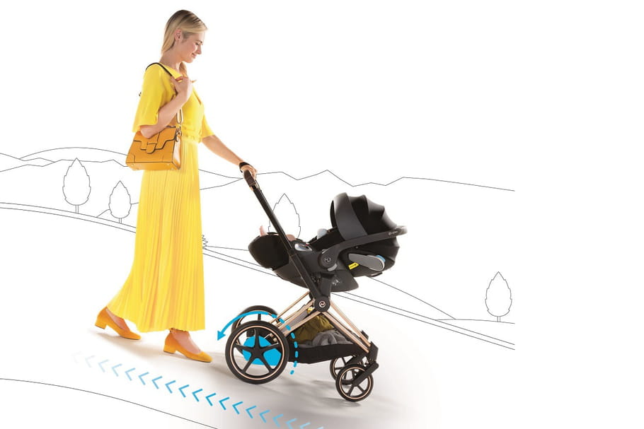 Cybex innove avec sa poussette électrique e.Priam