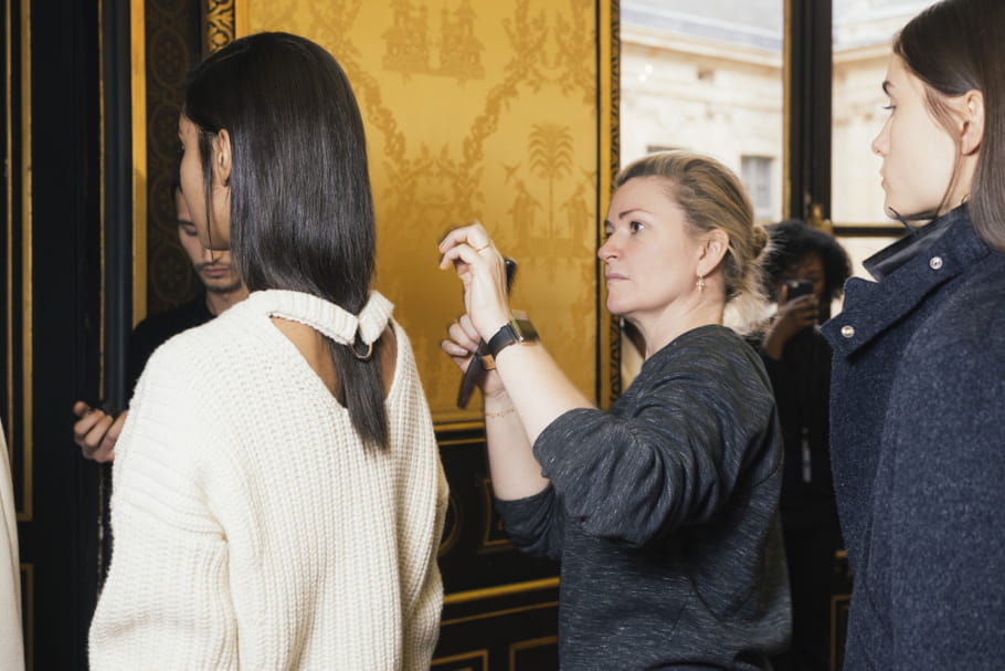 La coiffure "Tribal Chic" du défilé Etienne Derœux