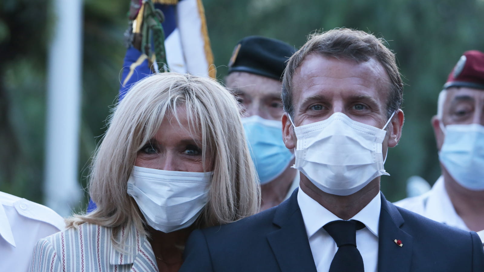 Brigitte et Emmanuel Macron