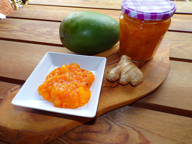 Chutney de mangues parfumé