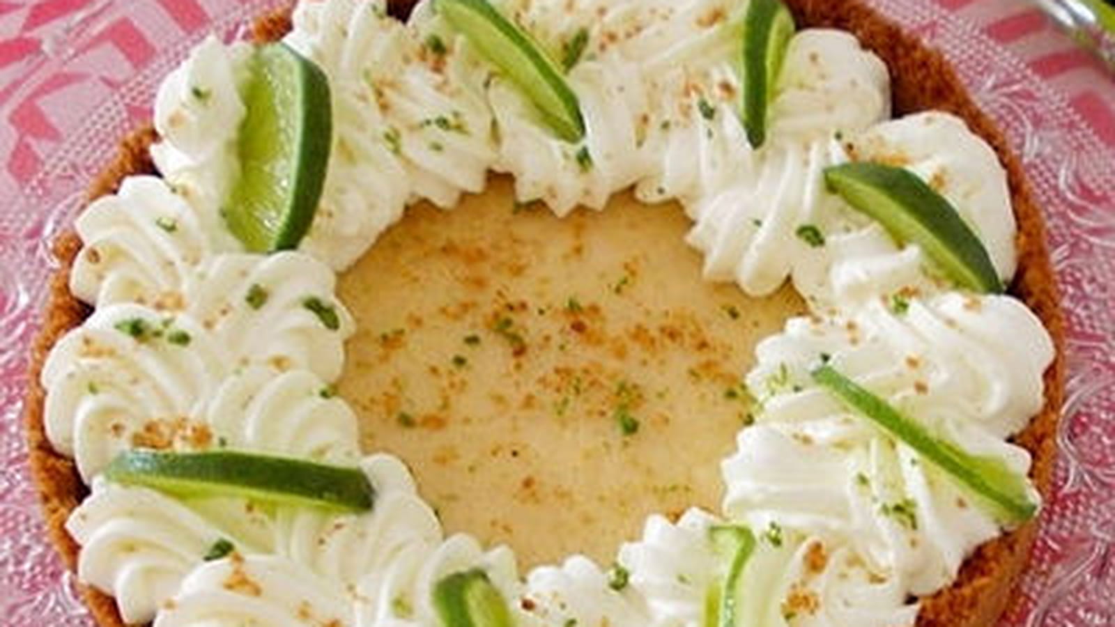 Tarte au citron vert américaine Key lime pie