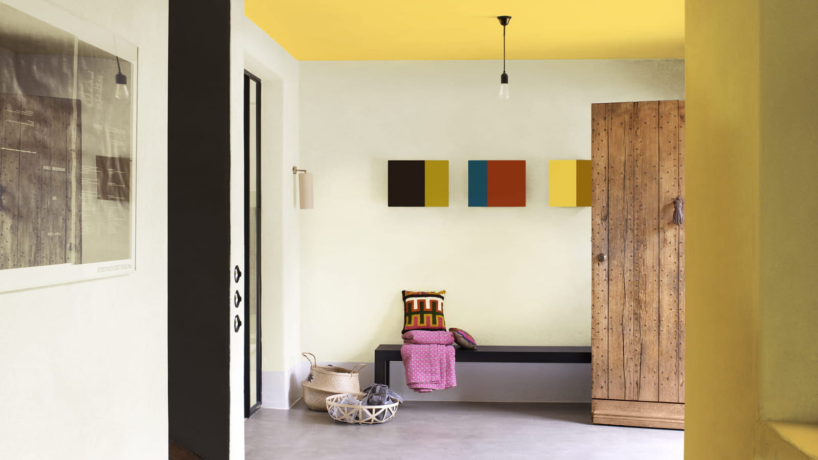 Plafond jaune