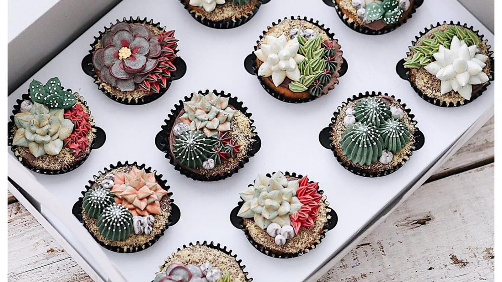 Cupcakes cactus