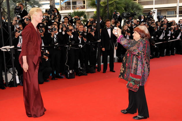 Tilda Swinton prend la pose pour Agnès Varda