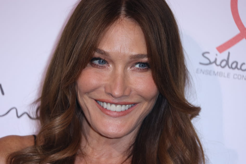 Carla Bruni, charmante avec sa frange rideau