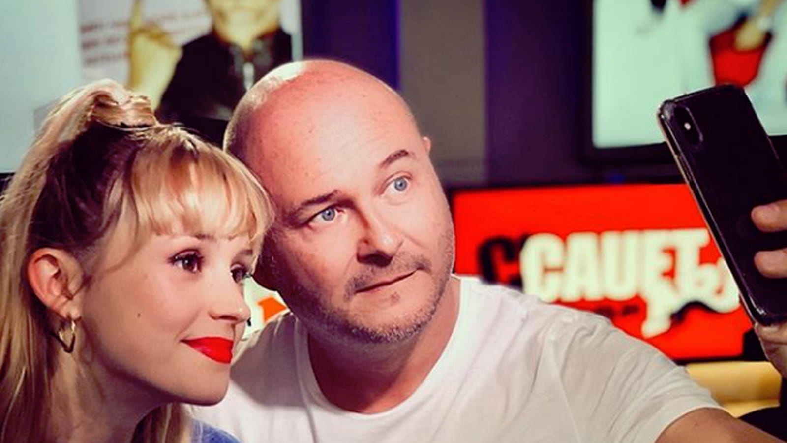Sébastien Cauet et Angèle