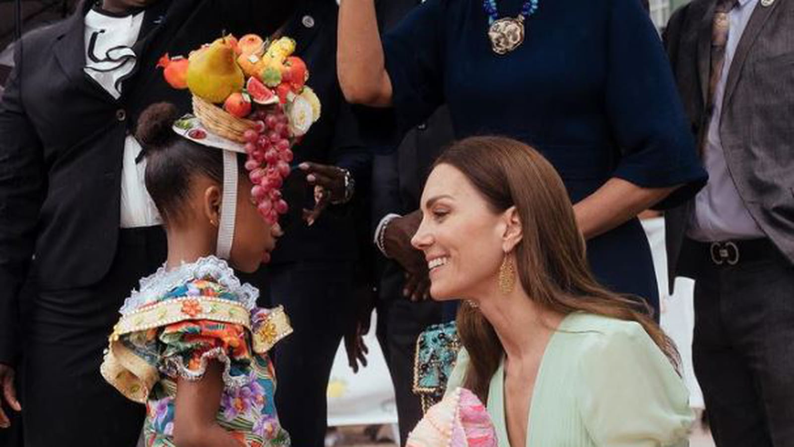 Kate et William à Bay Strett, aux Bahamas