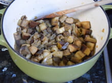 Gâteau d'aubergines à l'indienne (IG bas) : Etape 1
