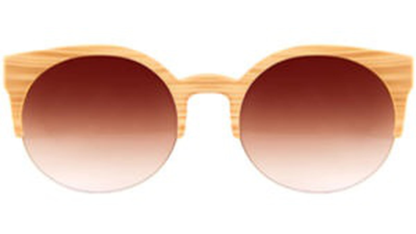 Lunette de soleil effet bois de Bershka