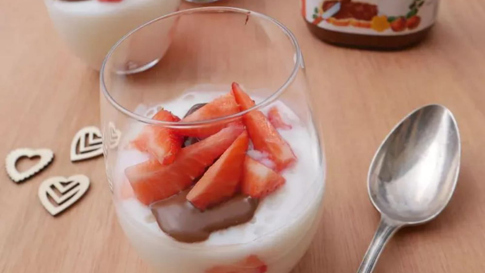 Panna Cotta fraise et Nutella