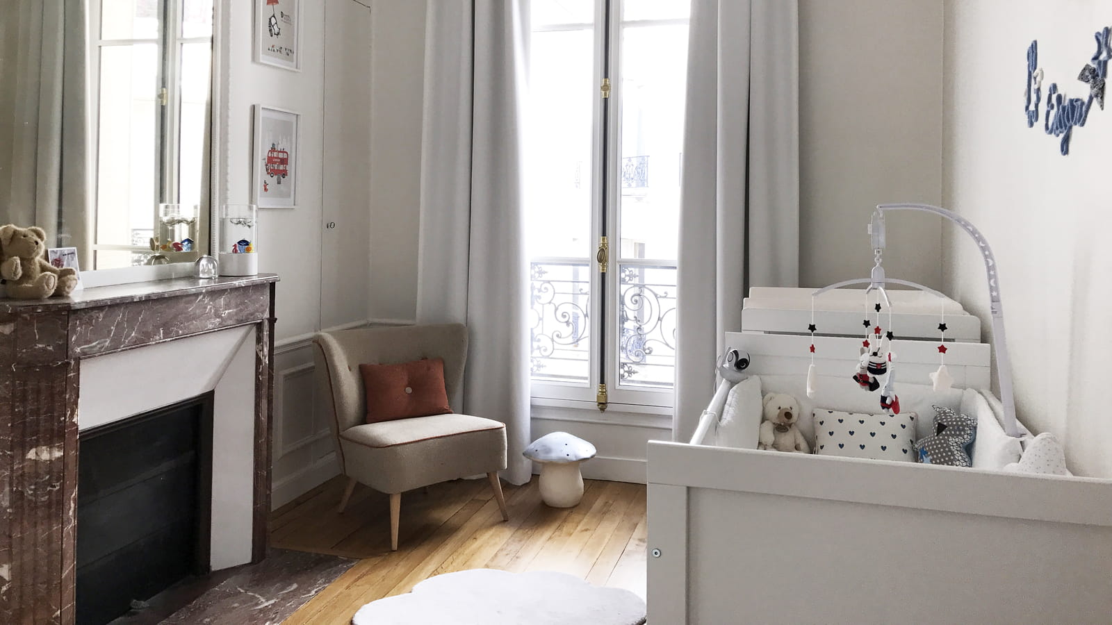 Chambre bébé après 