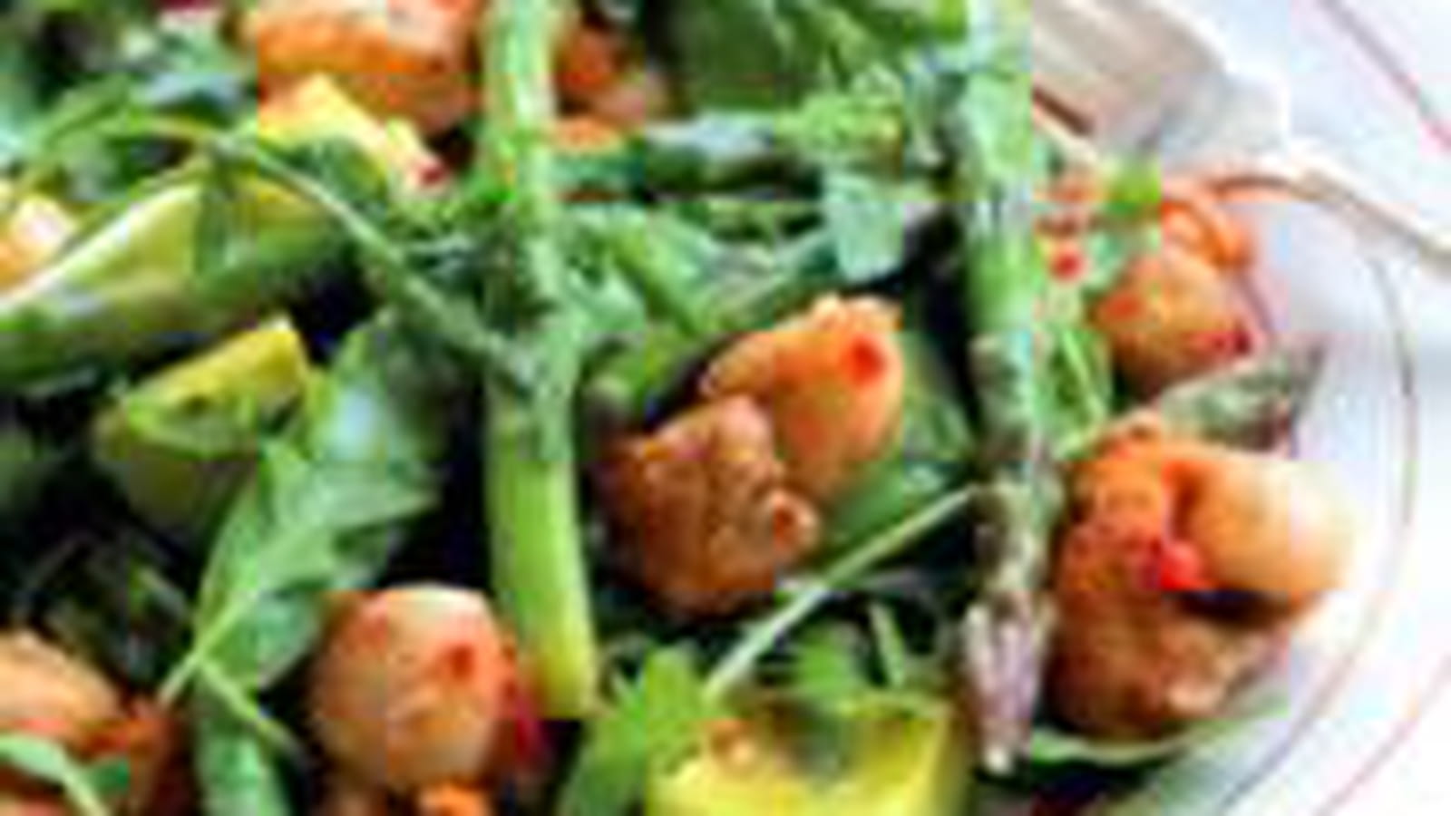 Salade asperges pois gourmands