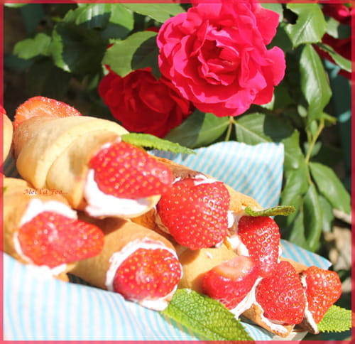 Tartelettes roulées aux fruits de saison