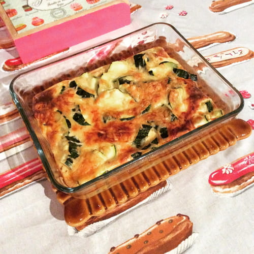 Gratin de courgettes croustillant
