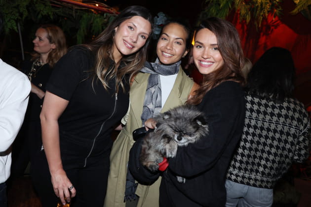 Camille Cerf, Vaimalama Chaves et Diane Leyre sont venues soutenir Sylvie Tellier !