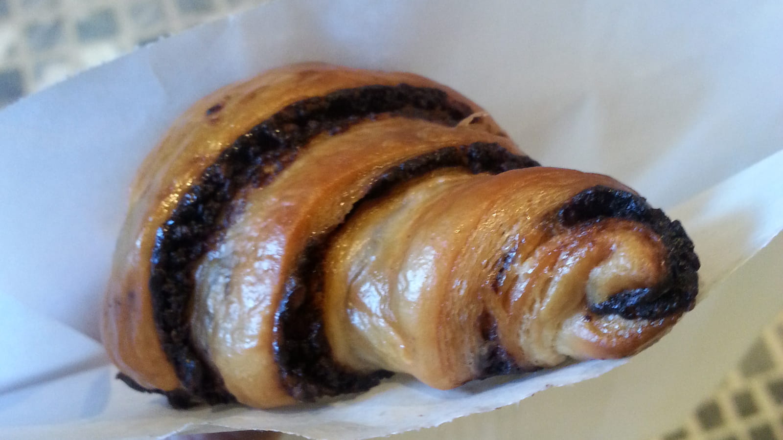 Croissant au chocolat