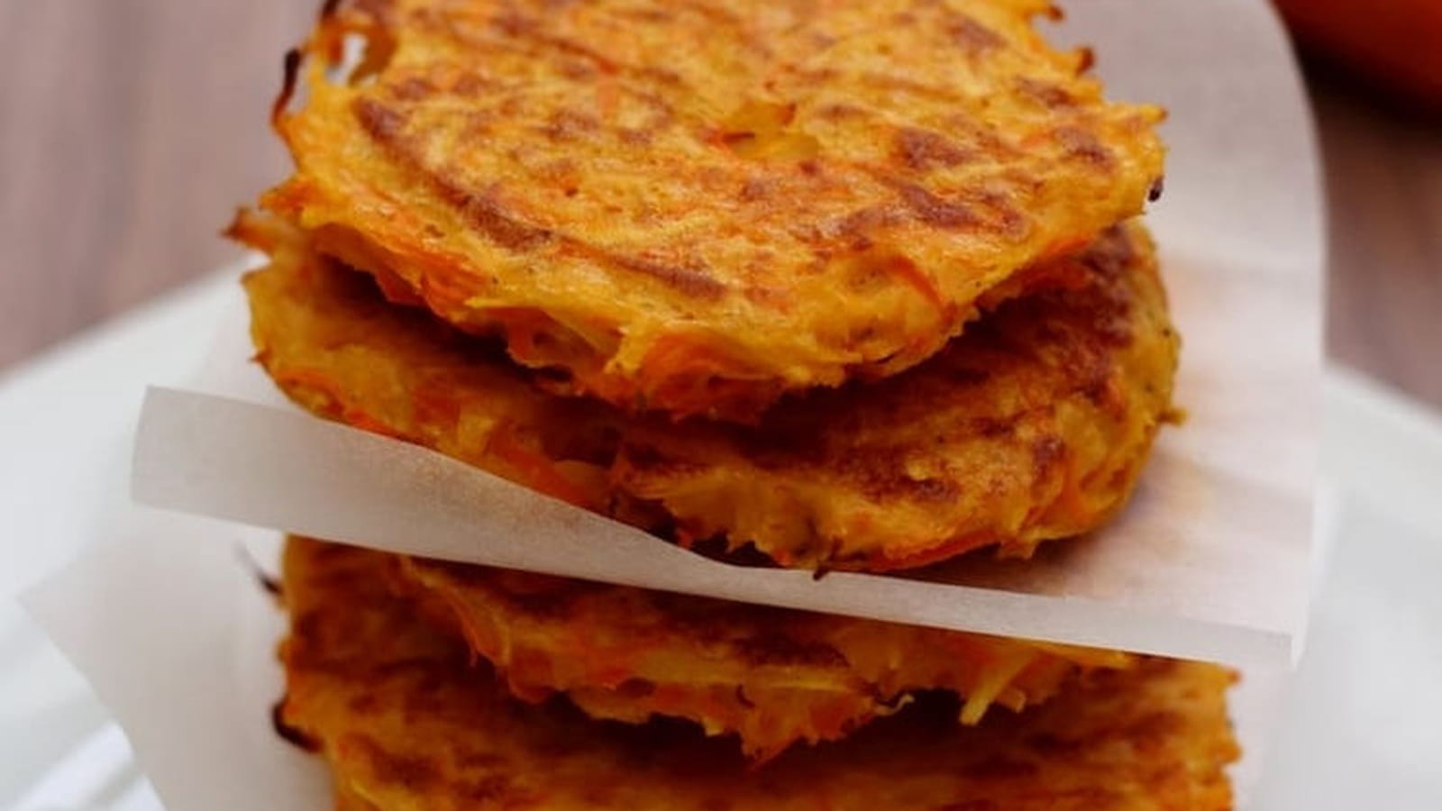 Galettes à la carotte, panais et cumin