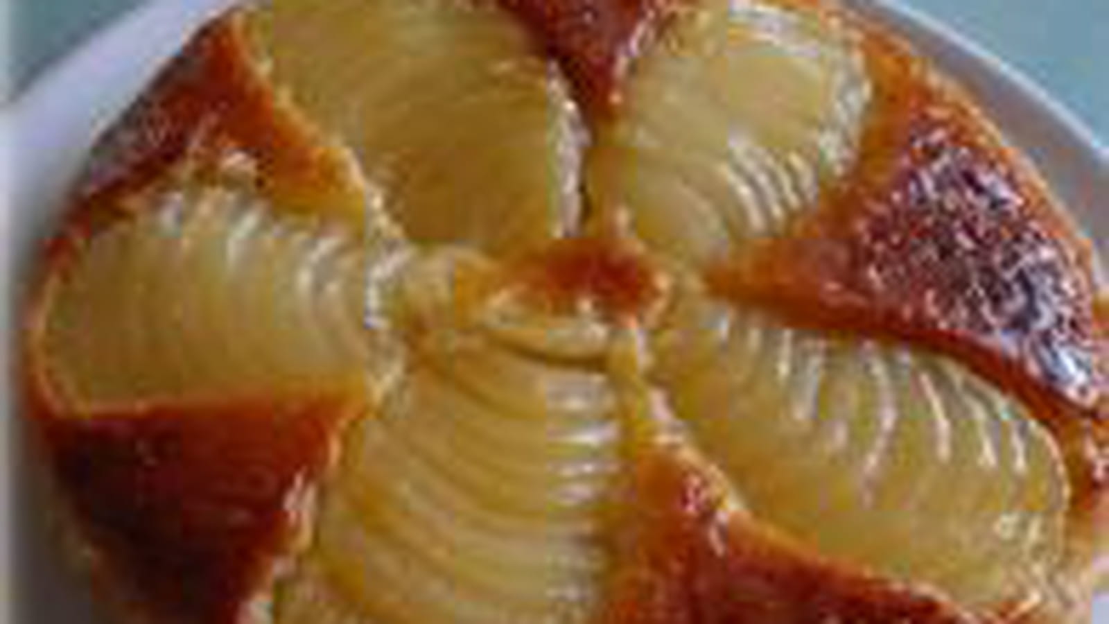 Tarte amandine aux poires