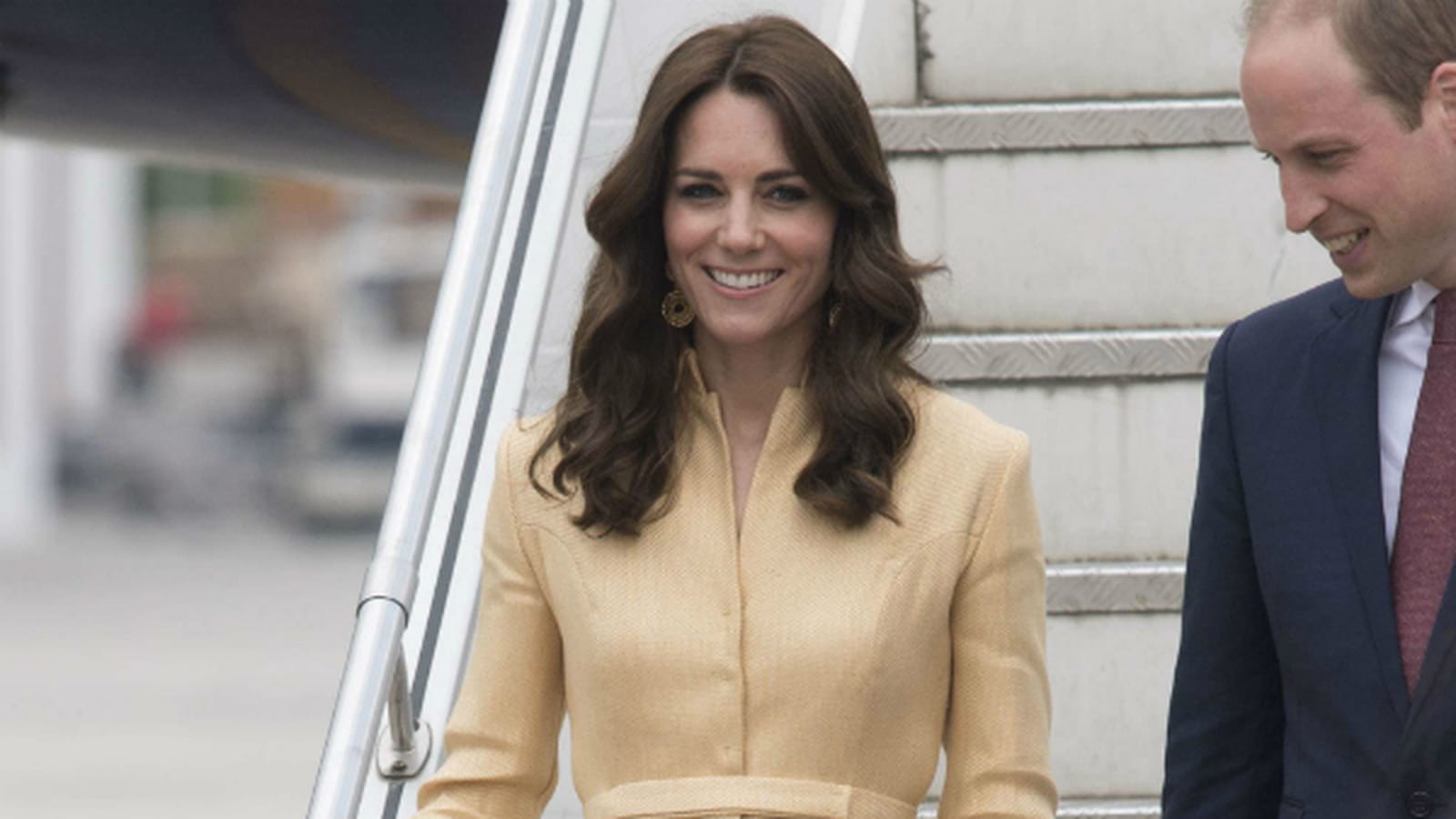 Robe jaune Emilia Wickstead en 2016