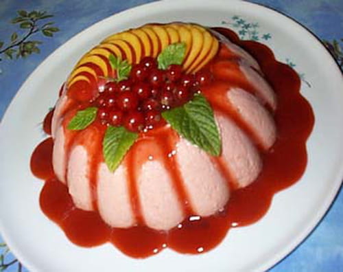 Bavarois à la framboise
