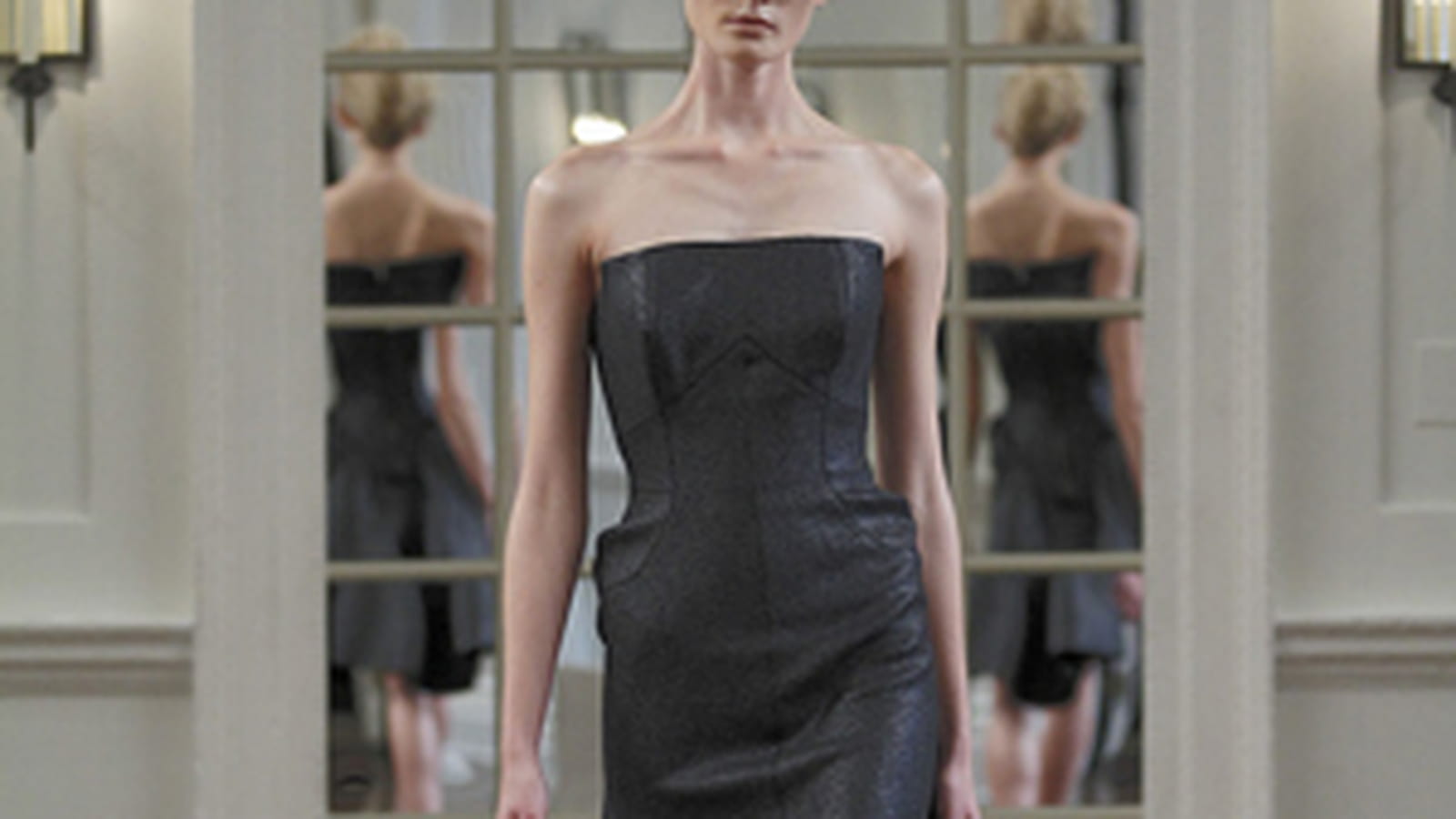 Robe bustier noire