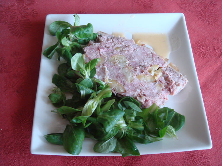 Recette de Terrine de porc aux châtaignes