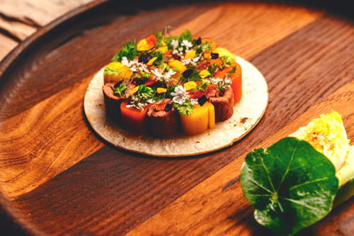 Tacos basques au piment d’espelette, au piment vert doux d’Anglet et aux poivrons doux
