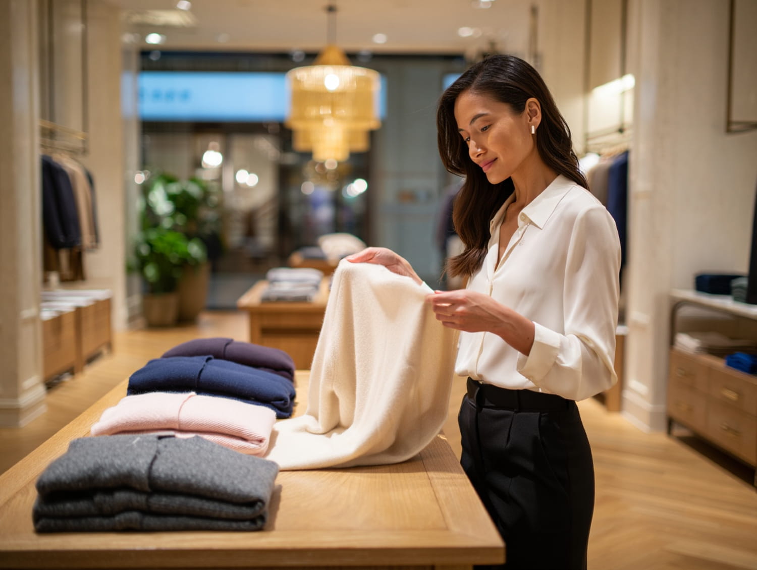 In a few weeks, this ordinary sweater exploded all the counters