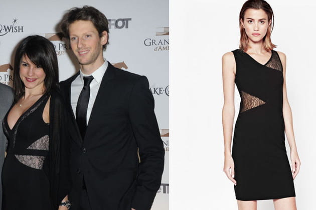 Marion Joll&egrave;s : une robe ajour&eacute;e